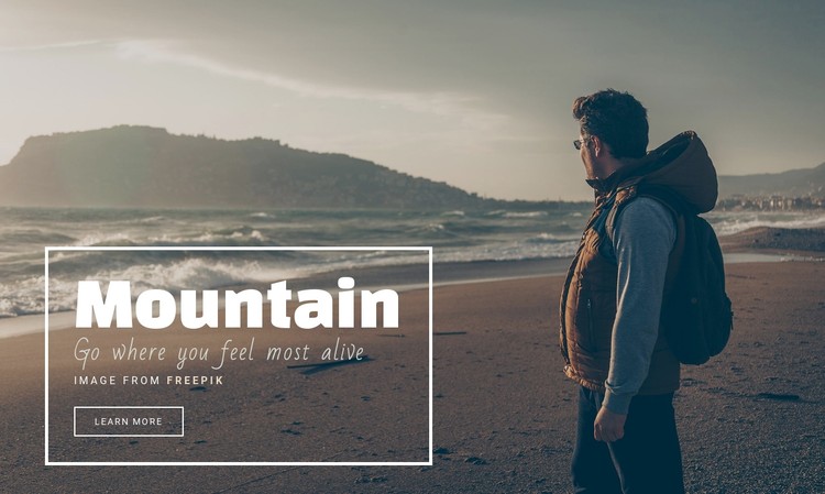 The mountains are calling and I must go CSS Template