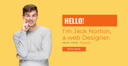 I'M Jack Norton, A Web Designer. Give Real World