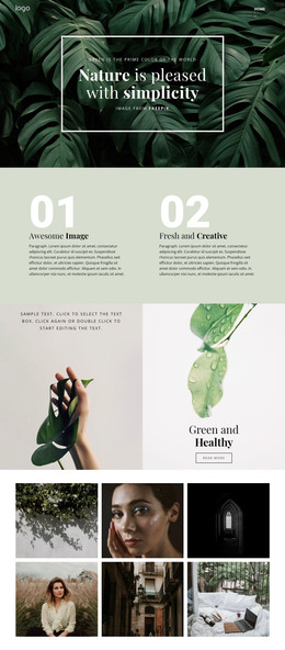 Nature HTML Templates
