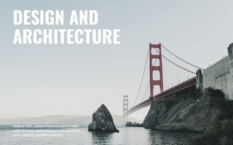 We build bridges Website Design