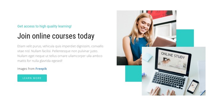 Join Online Courses Today CSS Template