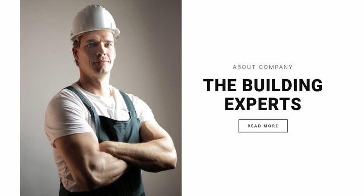 The building experts Html Website Builder