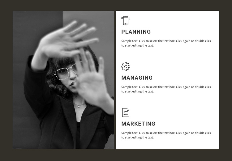 Our directions in business Template