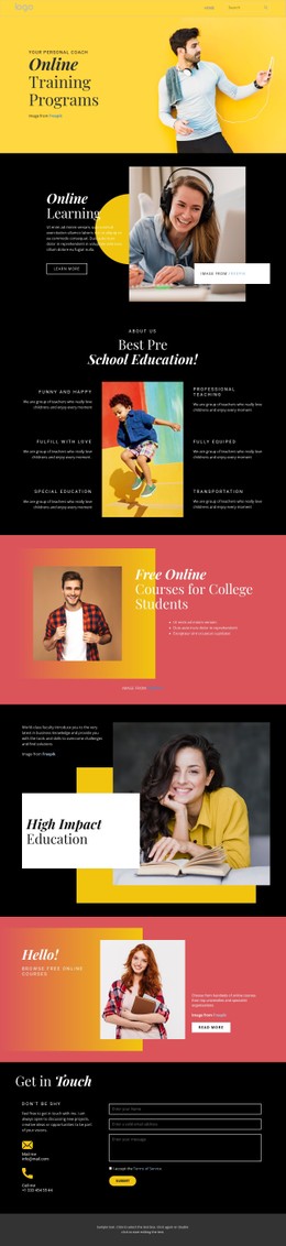240 Education CSS Templates