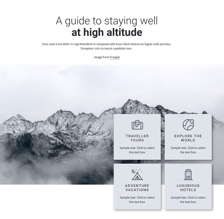 Hight altitude Joomla Page Builder