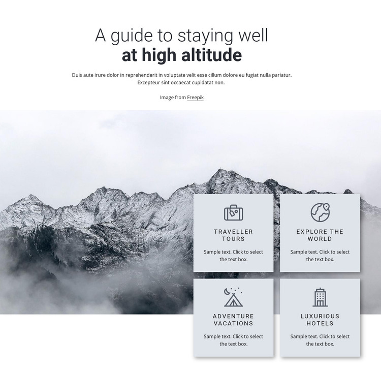 Hight altitude WordPress Theme
