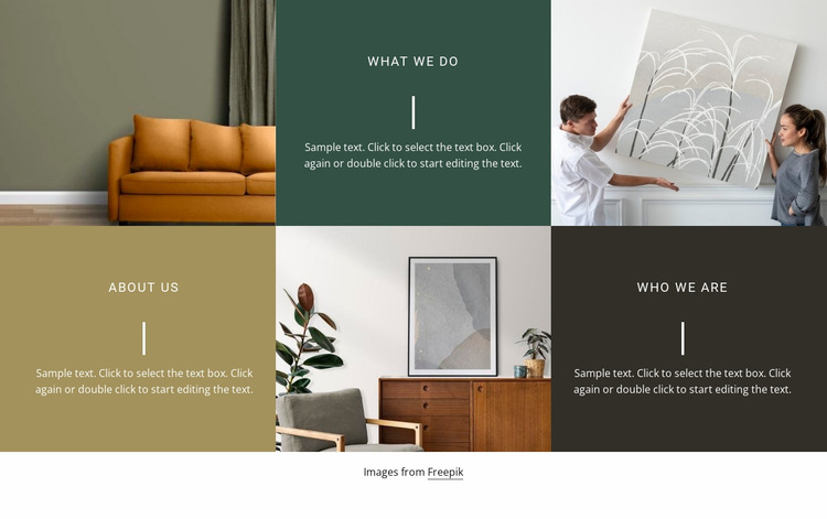 About interior design studio Website Design