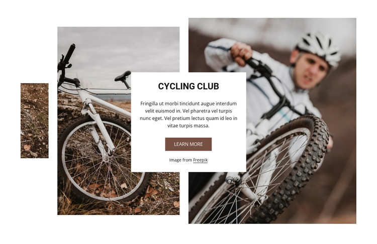 Cycling club HTML5 Template