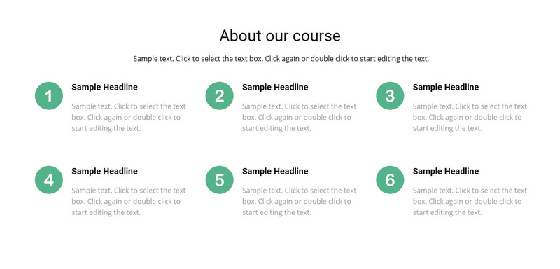 Course List Wix Template Alternative Course List Wix Template Alternative