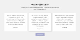 Three Text Boxes With Shadow