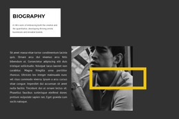 Biography HTML Templates