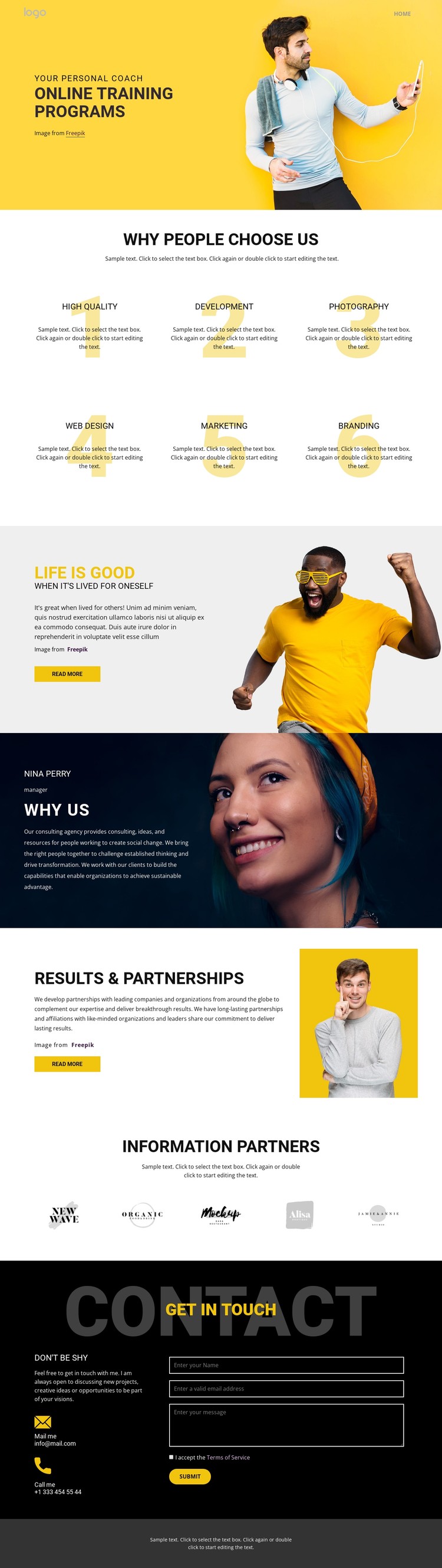 Knowledge of training school CSS Template