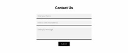 Grey Contact Form