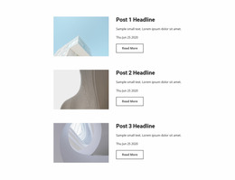 Download Blog Posts Website Mockups