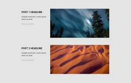 Blog Posts Html Code Examples