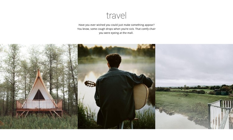 Gallery from wild travels CSS Template