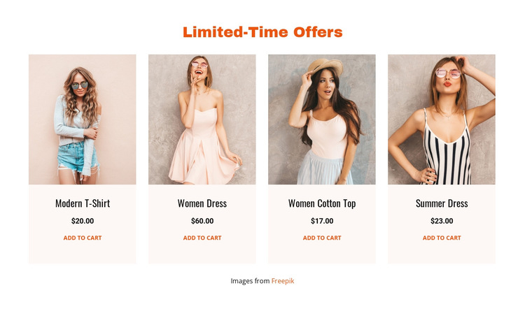 Limited-Time Offers HTML5 Template