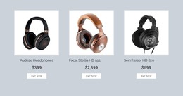 Buy Headphones Online WordPress Theme