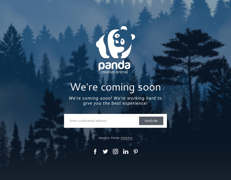 Coming soon template HTML5 Template