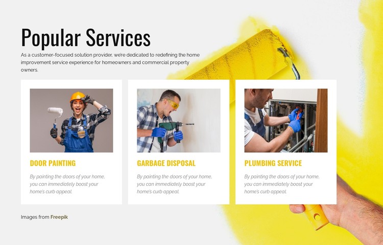 Popular Home Repair Services Static Site Generator