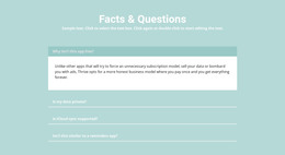 FAQ HTML Templates
