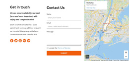 Get In Touch Template Wysiwyg Web Builder