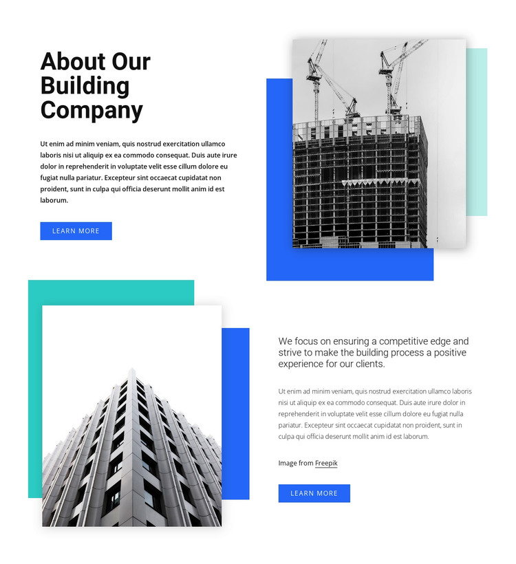 Conceptual planning HTML Template