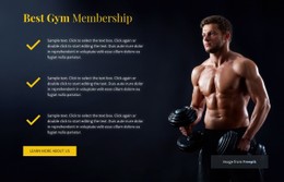 fitness css templates free