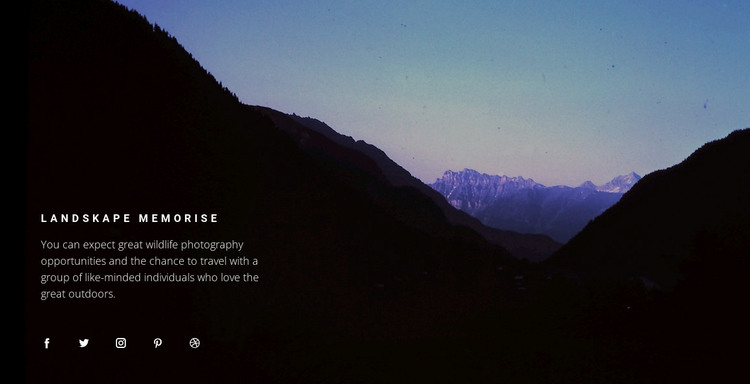 Mountain gorge WordPress Theme