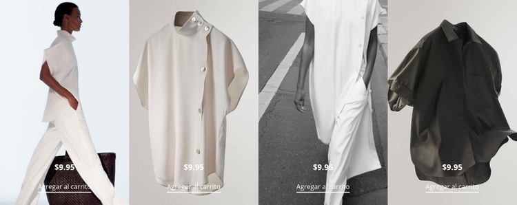 Nuevas tendencias de moda Página de destino