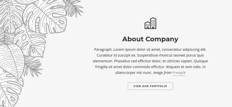 Editorial and graphic desig HTML Template