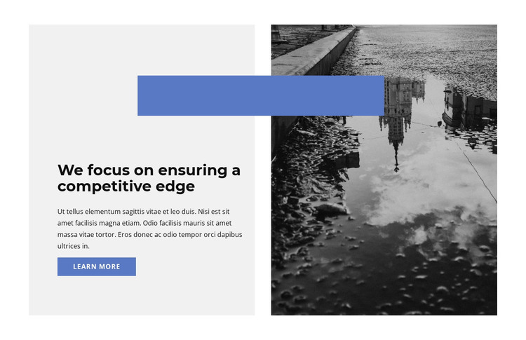 Focusing on the essentials HTML Template