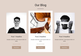 Blog Posts Website Designs