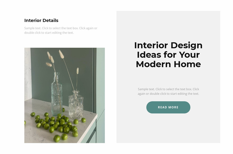 We create a dream interior Landing Page