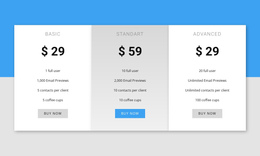 Our Pricing Beautiful Drag And Drop Website
