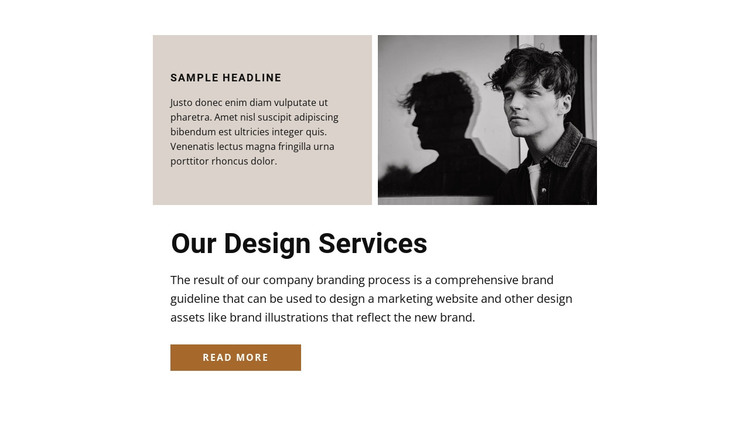 Designers' works HTML Template