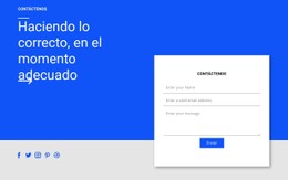330 Formulario de contacto Plantillas CSS