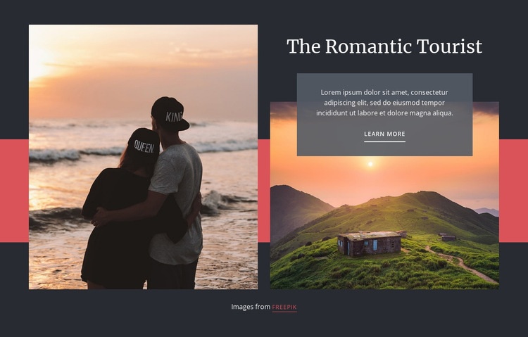 Romantic Travel HTML Template