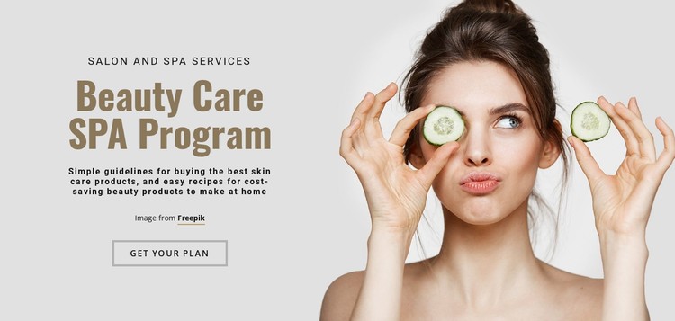 Beauty Care SPA Program CSS Template