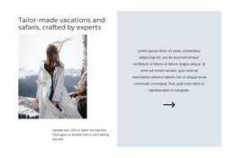 Ski Vacation Template Download