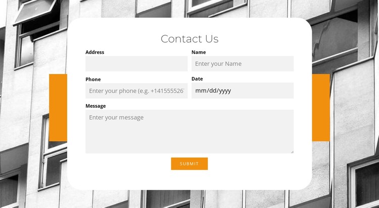 Business contacts CSS Template