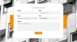 330 Formulario de contacto Plantillas CSS