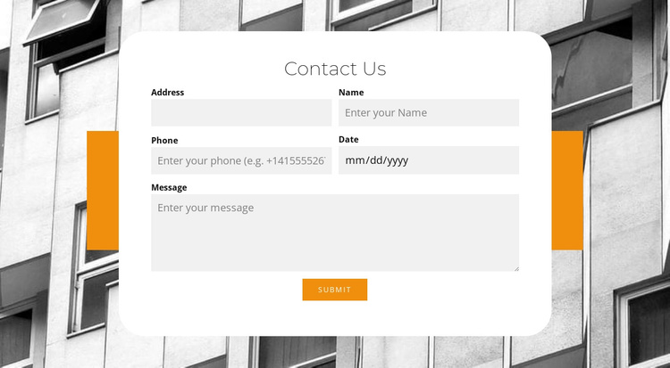 Business contacts Joomla Template