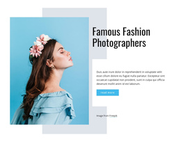 Famous Fashion Photographers Build Your Website