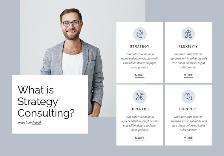 Strategy consulting HTML5 Template