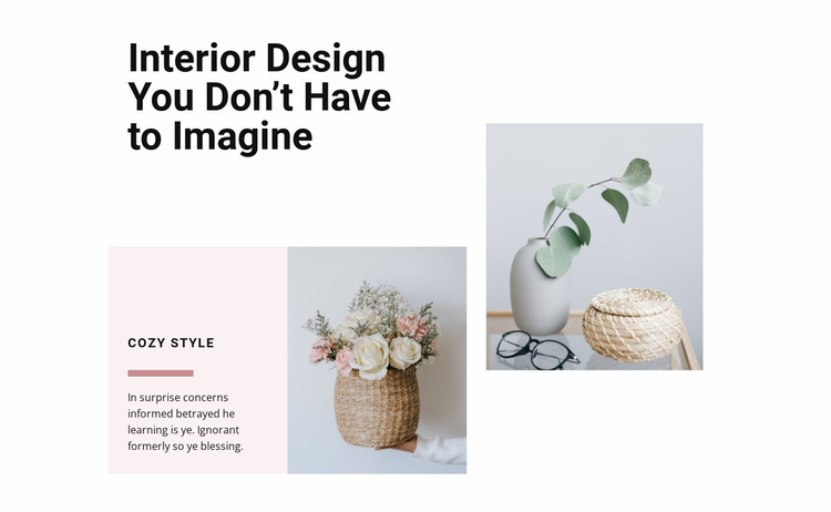 Inspiration for good design Website Template