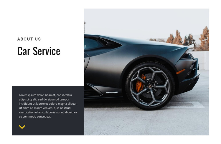 Car care service HTML5 Template