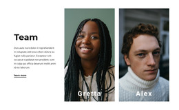 Rookie Team Page HTML