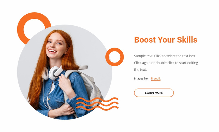 Boost your mental skills Landing Page