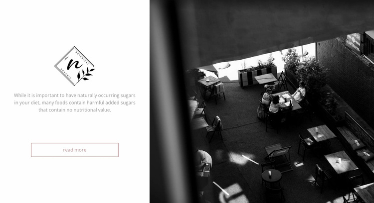 Photo of the restaurant Website Template